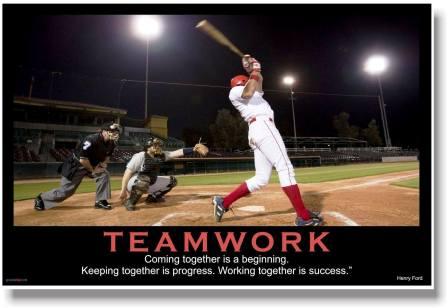 Baseball Teamwork