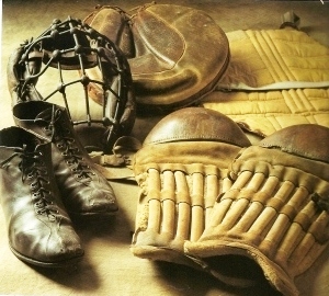 Old Time Catcher's Gear