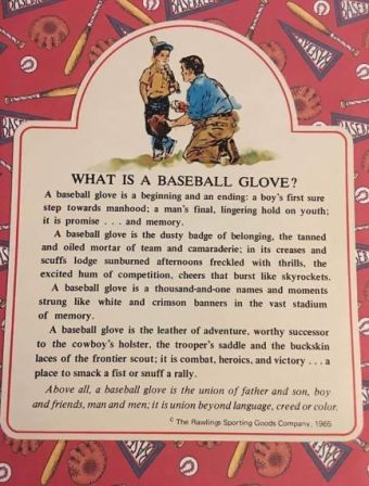 What is a baseball glove?