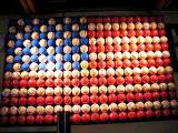 baseball american flag