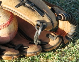 baseball glove and ball, it all starts here