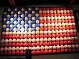 baseball american flag