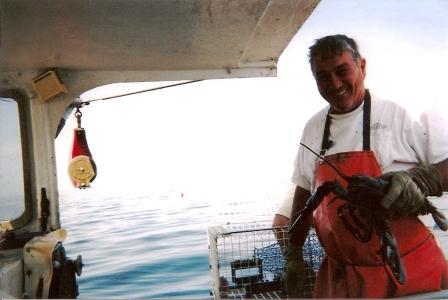 Captain Bill Parkerton, on his boat the MFV Jackpot, who showed great patience and from whom I learned much