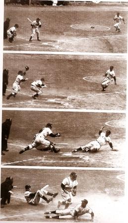 Fake Bunt and Steal of Home ~ Monte Irvin, NY Giants vs. Yankees 1951 World Series