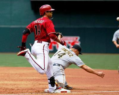 Batter runner out at first base for third out, run does not score.