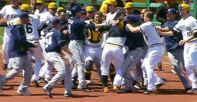 Pirates/Brewers Brawl