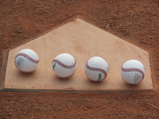 Baseball Fields Are Laid Out From The Back Point Of Home Plate.
